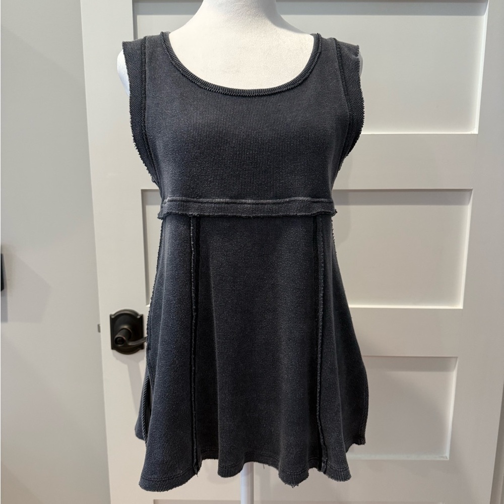 Free People Black Tank Top